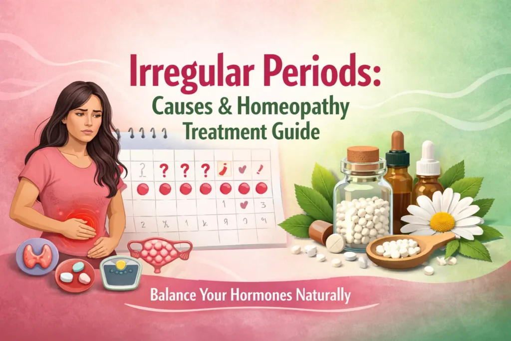 irregular periods and how homeopathy treatment