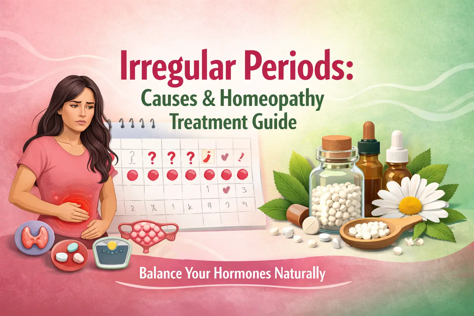 irregular periods and how homeopathy treatment