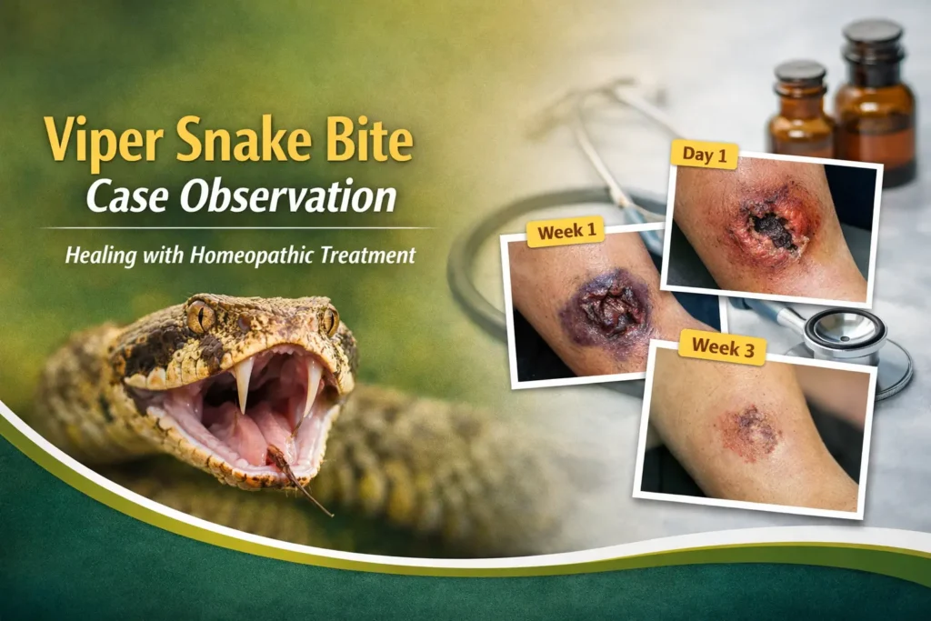 Viper Snake Bite Case Observation