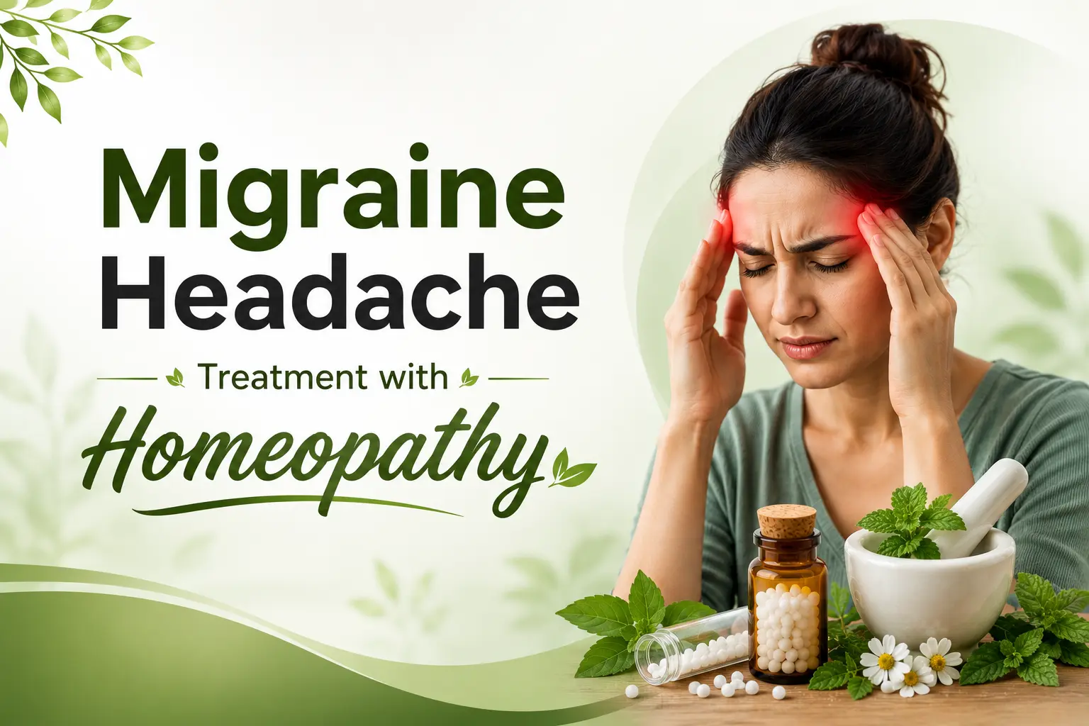 Migraine relief with homeopathy healing
